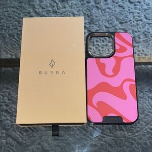 Burga Pink and Red Phone Case